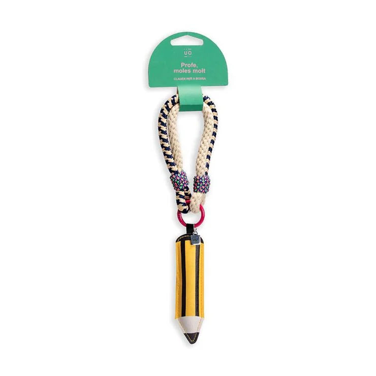 Llavero para bolso "profe MOLAS Mucho" - UO