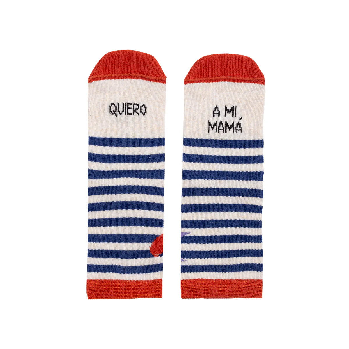 Mini calcetines "Quiero a mi mamá" (marinero) - UO