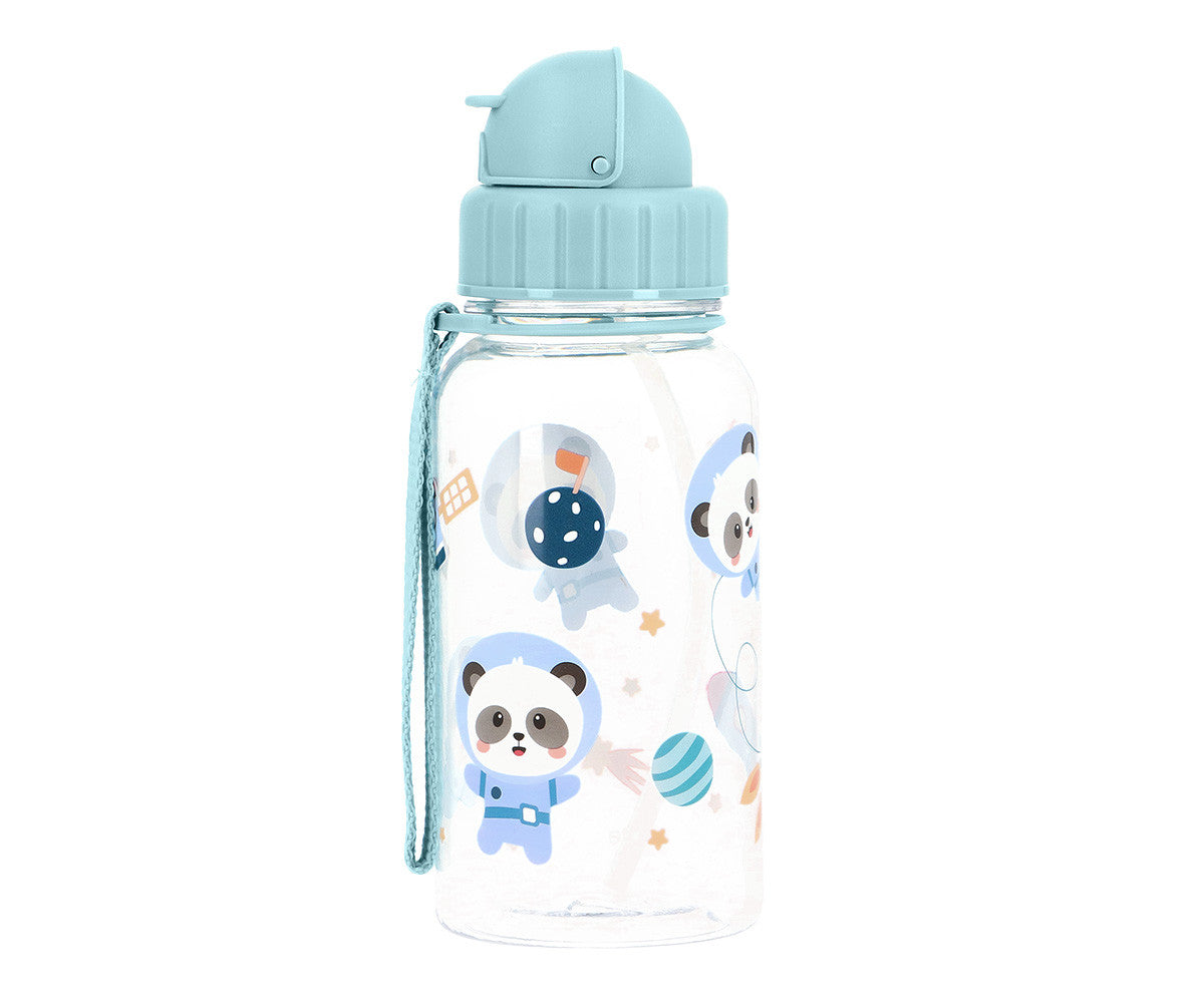 Botella Plástico Personalizable Pandas in Space 500ml