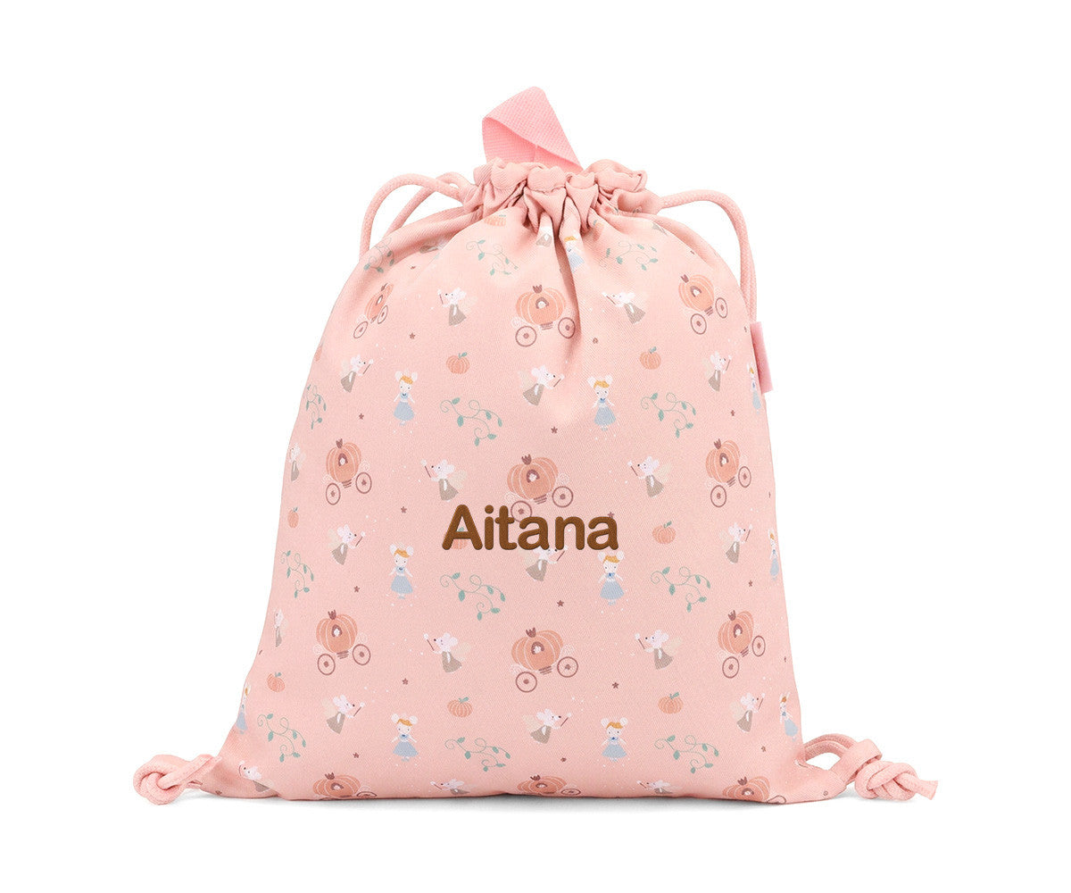 Mochila Saco Tela Mouse Fairies Personalizable