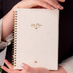 Planificador Entelado Laboral/Personal LET’S PLAN Pure WHITE - The Great Moustache