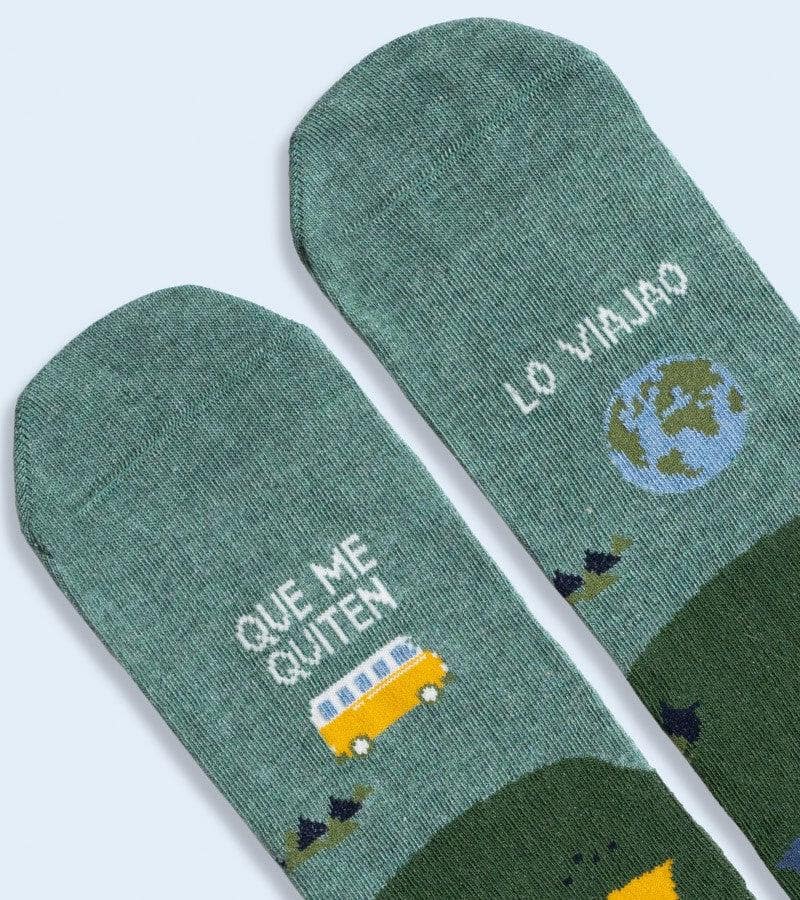 Calcetines "Que me quiten lo viajao"-UO