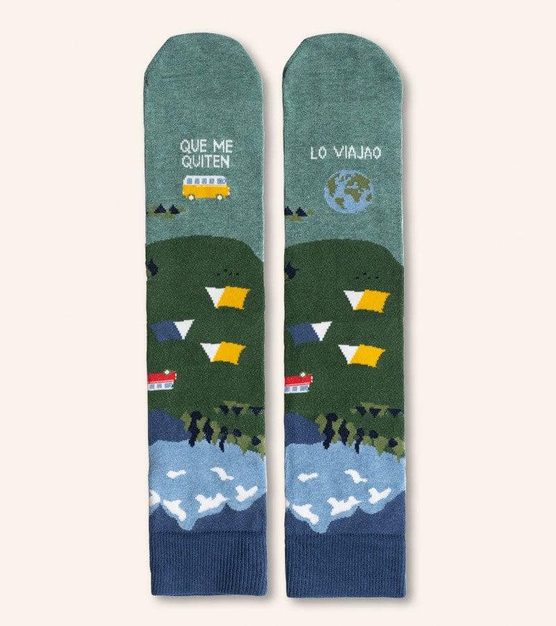 Calcetines "Que me quiten lo viajao"-UO