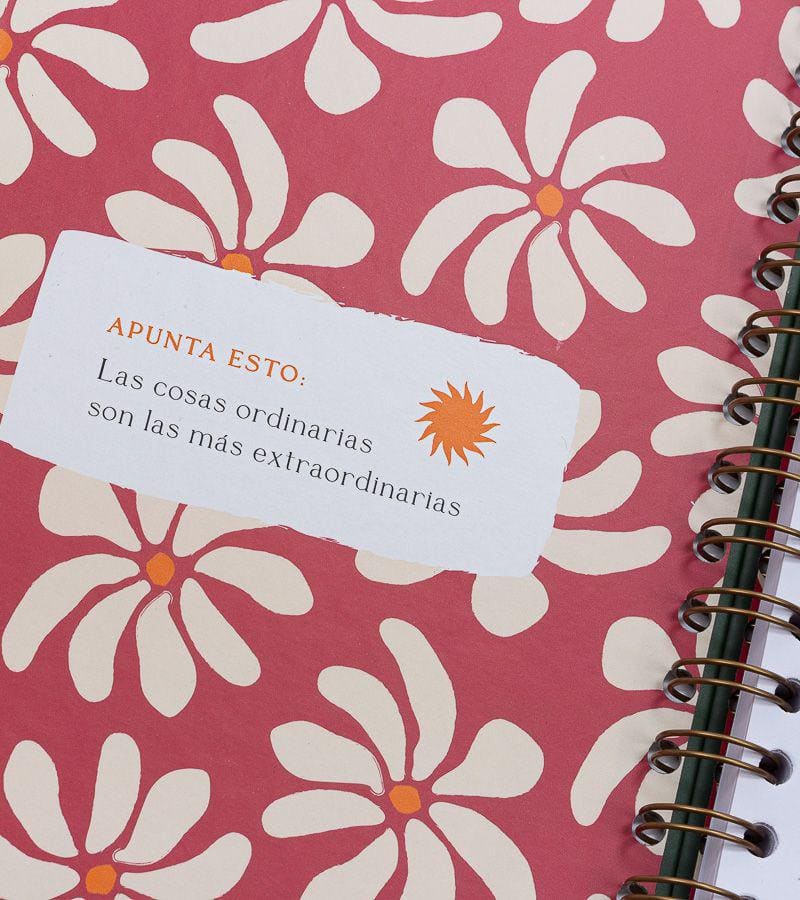 Libreta "La vida son las cosas que te pasan ahora"-UO