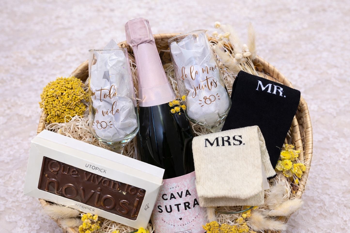 Cesta Regalo ¡Que vivan los novios! - Be Love