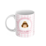 Taza "100% Fallera" vichy rosa- Be Love