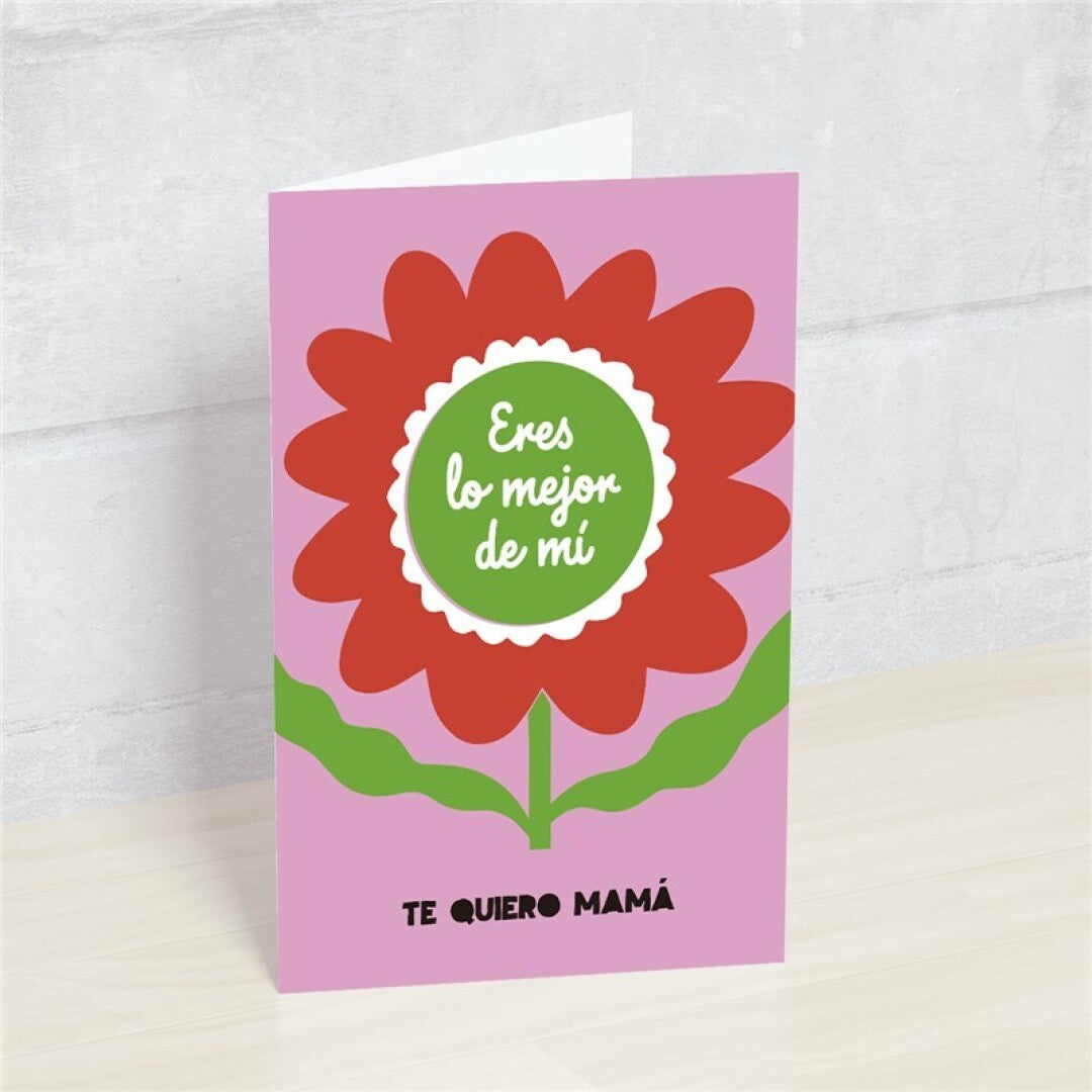 Postal ERES LO MEJOR DE MI TE QUIERO MAMÁ - Happy Mots