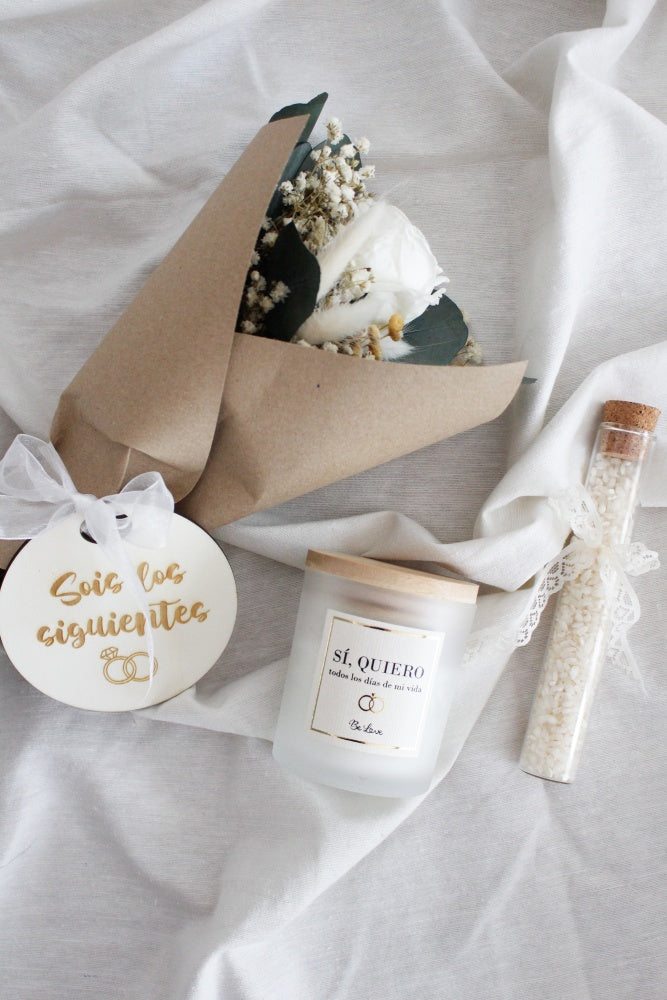 Cesta regalo “Sois los siguientes”- Be Love