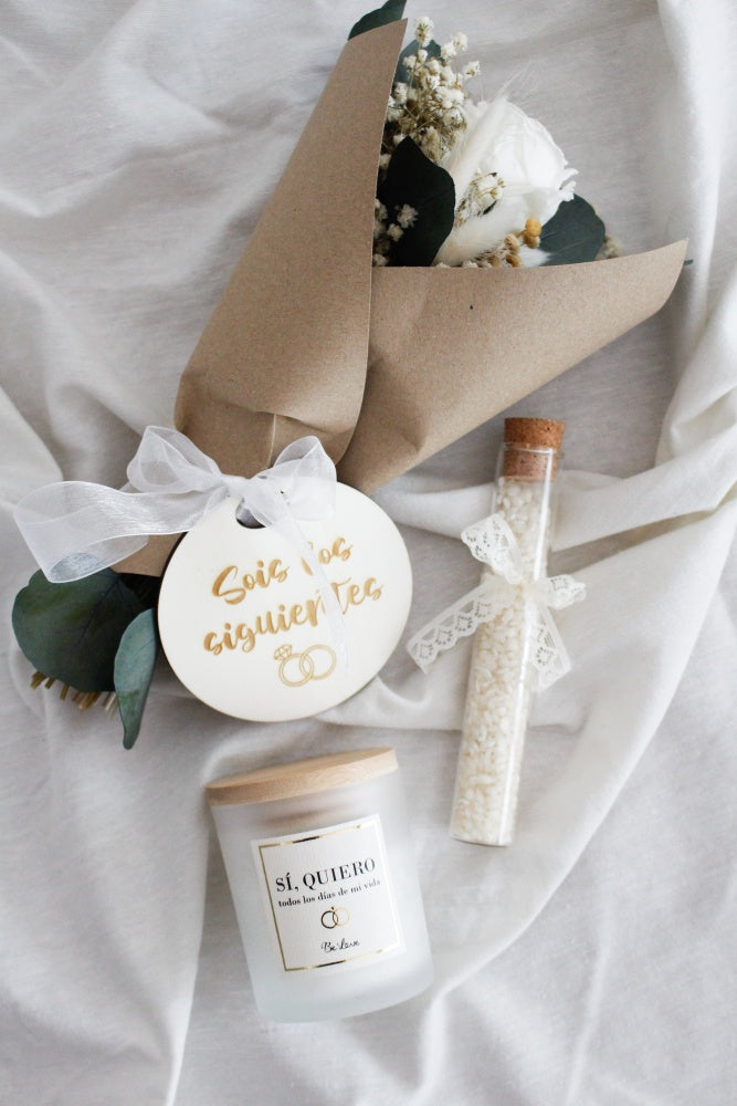 Cesta regalo “Sois los siguientes”- Be Love