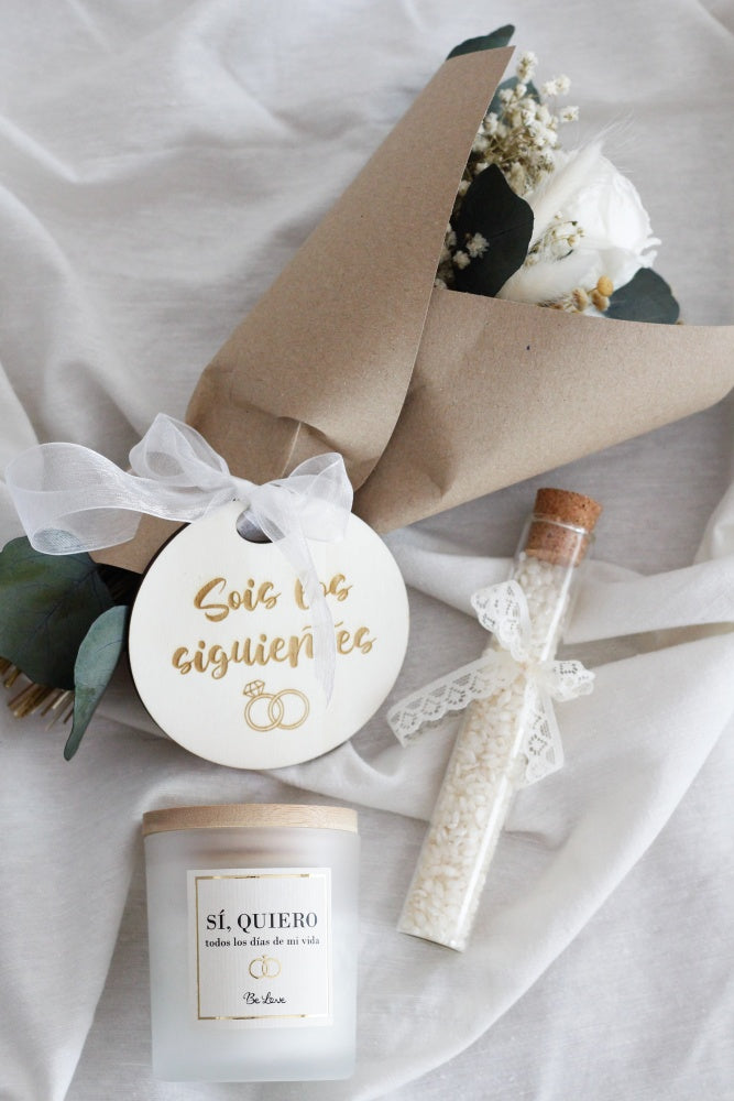 Cesta regalo “Sois los siguientes”- Be Love