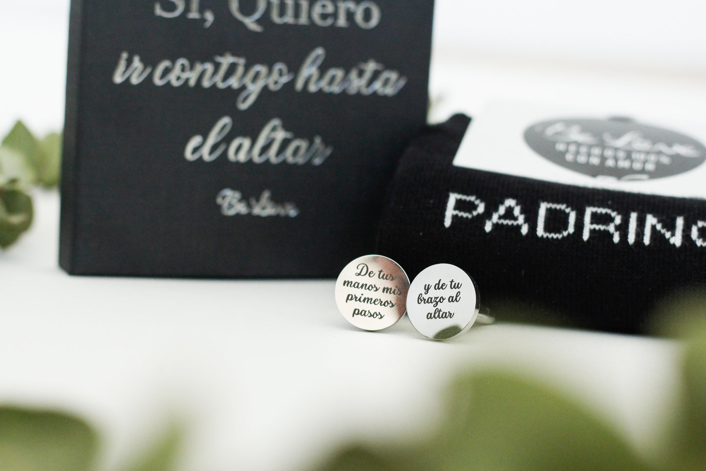 Kit PADRINO Calcetines+Gemelos-Be Love