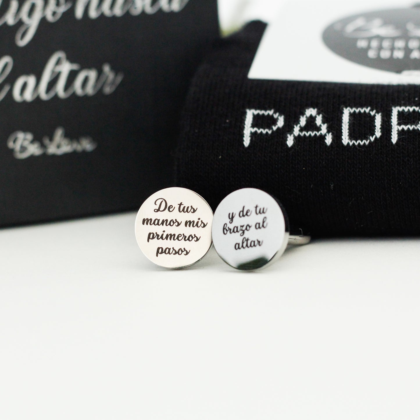 Kit PADRINO Calcetines+Gemelos-Be Love