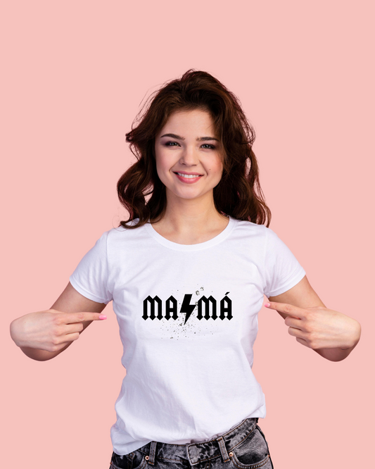 Camiseta MAMÁ I love Rock-Be Love