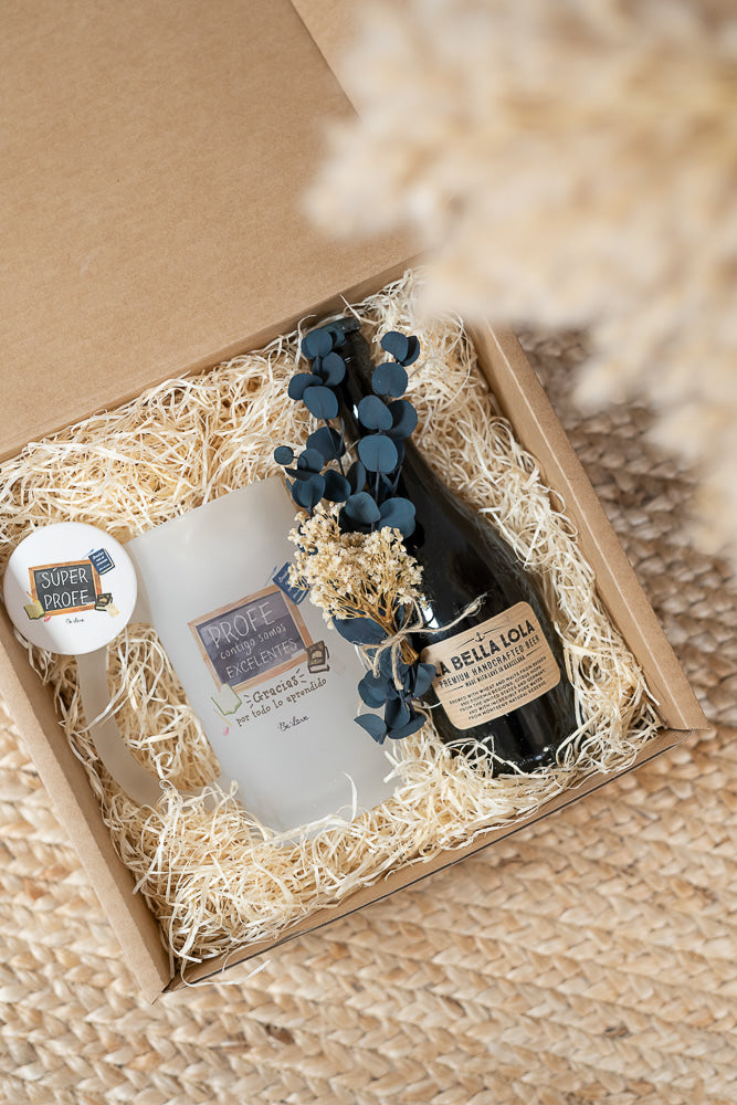 Kit de cerveza Profe Contigo Somos Excelentes- Be Love