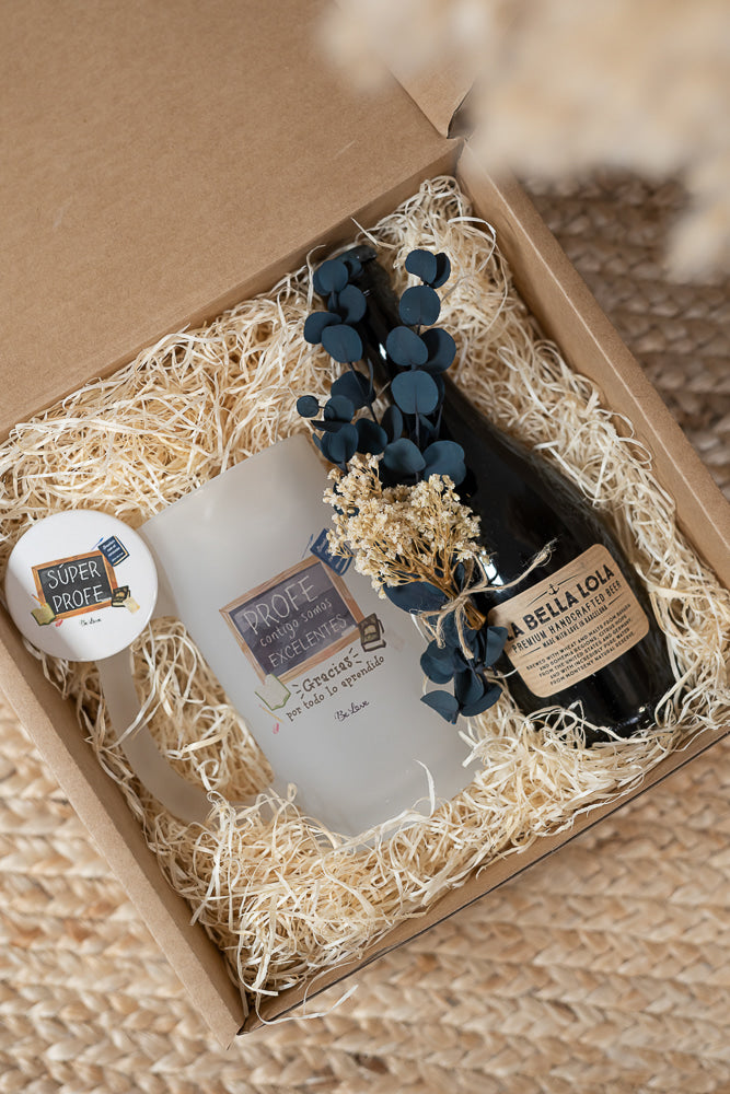 Kit de cerveza Profe Contigo Somos Excelentes- Be Love