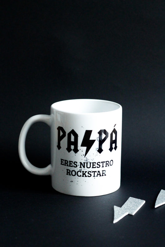 Taza Papá Eres Nuestro RockStar- Be Love