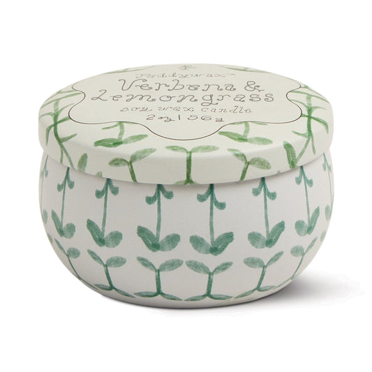 Verbena y hierba limón - Tulipán 2 oz Candela de Hojalata - PADDYWAX