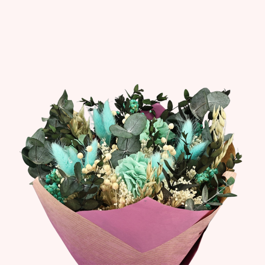 Bouquet Marta Celeste-Flores Preservadas