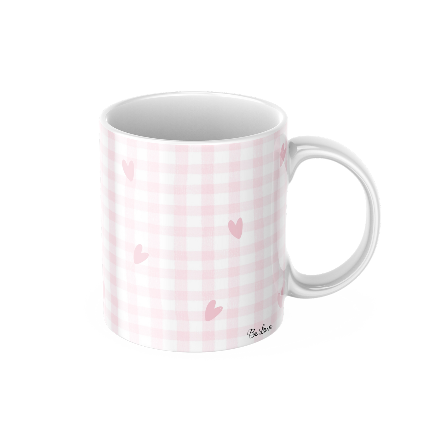 Taza "100% Fallera" vichy rosa- Be Love
