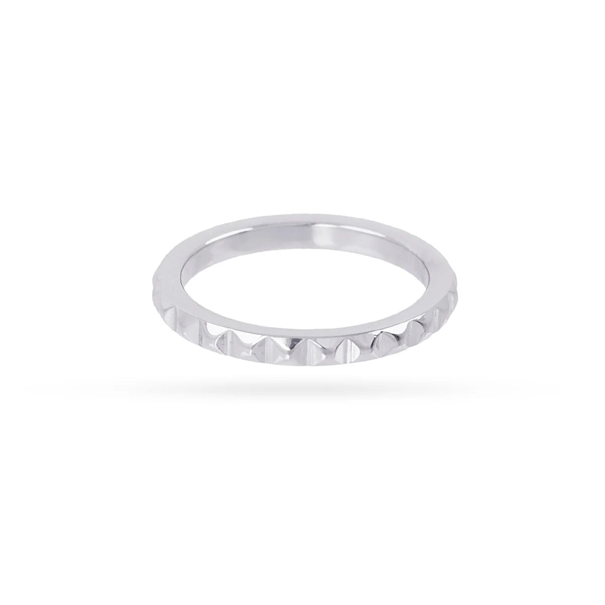Anillo Vandal solitario textura  - ANARTXY