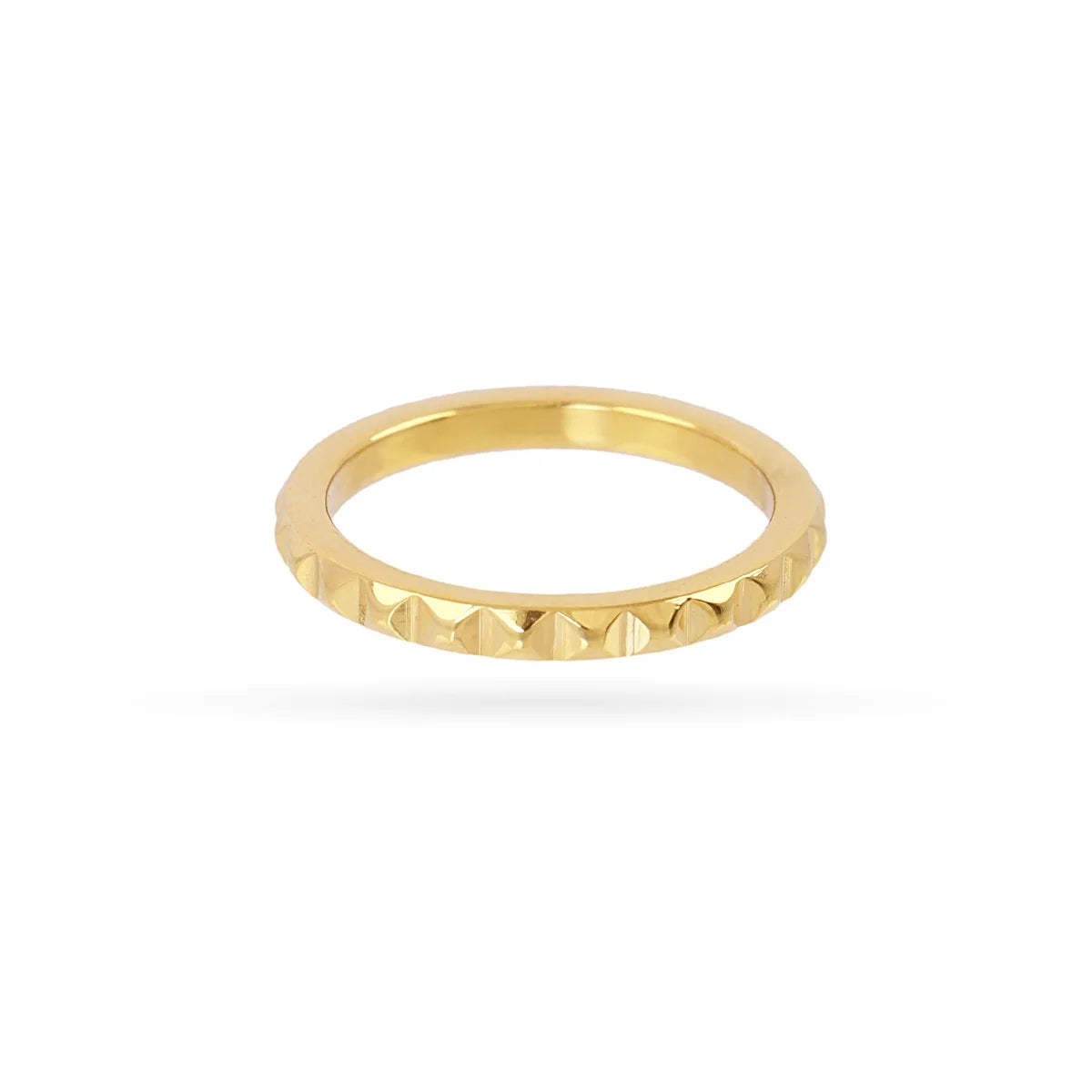 Anillo Vandal solitario textura  - ANARTXY