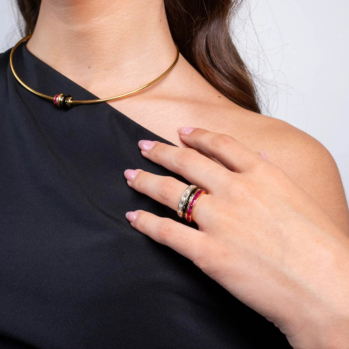 Anillo Vandal Circonitas Brillantes - Anartxy