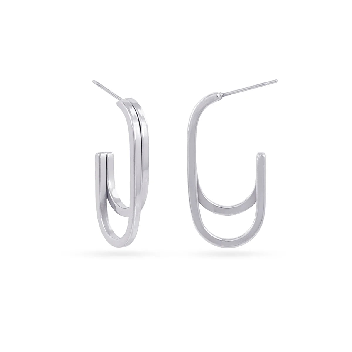 Aros Essentials Doble Barra Plana - Anartxy
