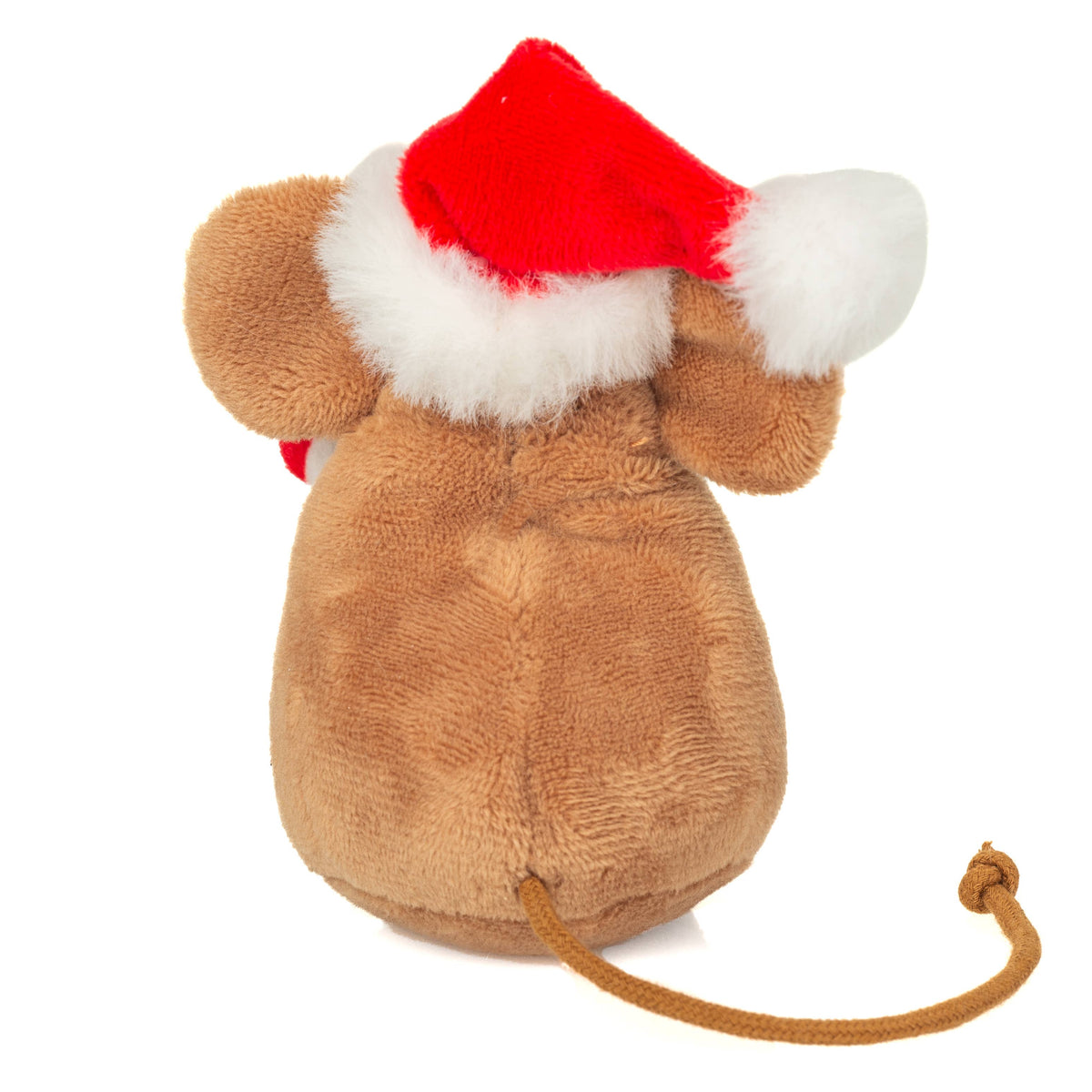 Peluche Ratón navideño con bastón de caramelo 11 cm