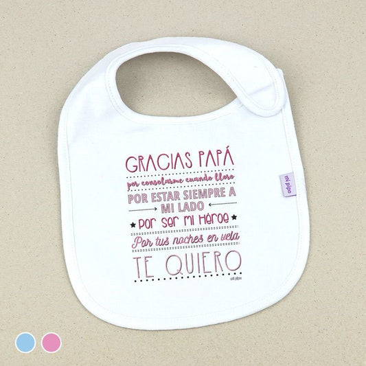 Babero GRACIAS PAPÁ - MIPIPO