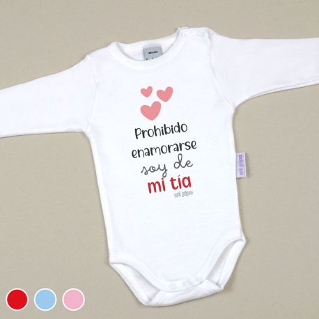 Body PROHIBIDO ENAMORARSE SOY DE MI TÍA Rosa/Azul - Mi Pipo