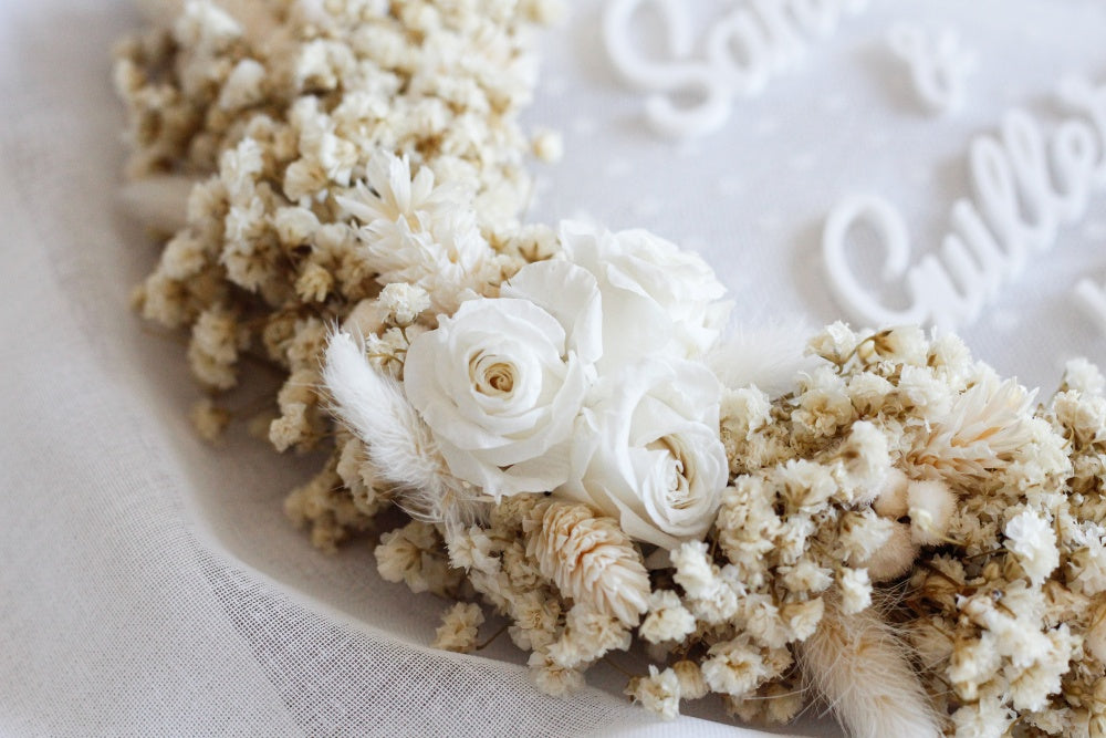 Porta alianzas Vintage Rose White- Be Love