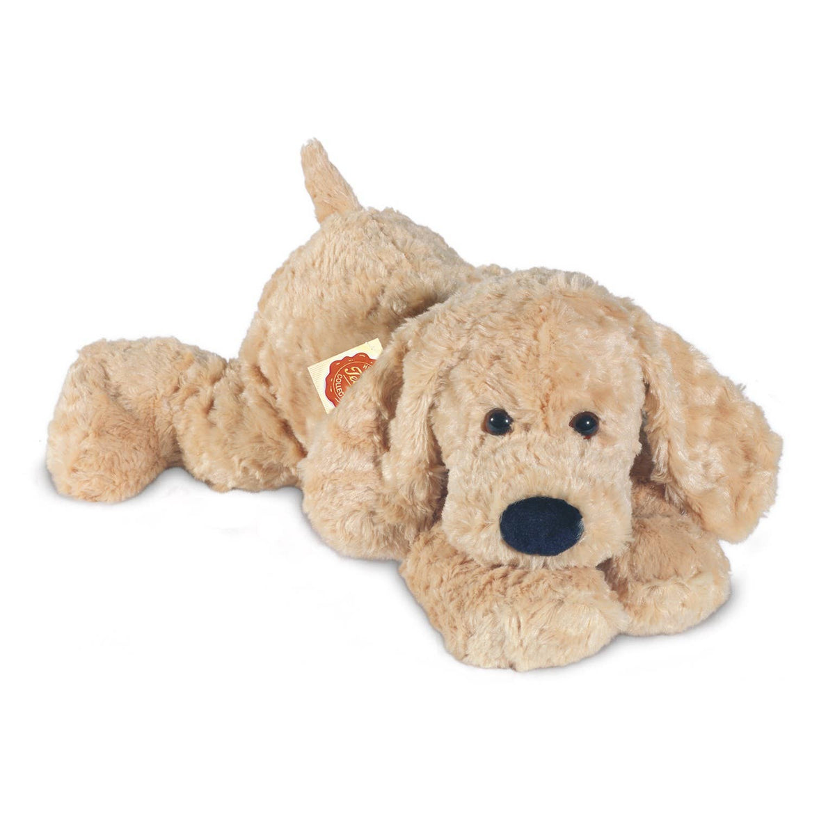 Perro de peluche beige de 40 cm