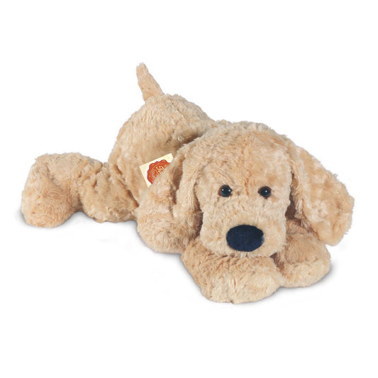 Perro de peluche beige de 40 cm