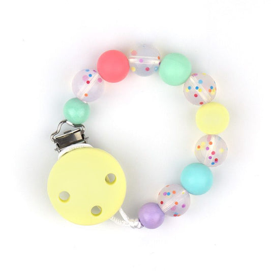 Cadena PORTACHUPETES de Silicona CONFETI SOFT - Mi Pipo