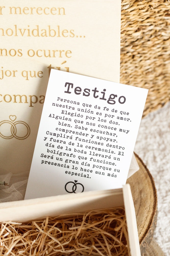 Kit Vino Testigo de Boda con Vino Ceremonia-Be Love