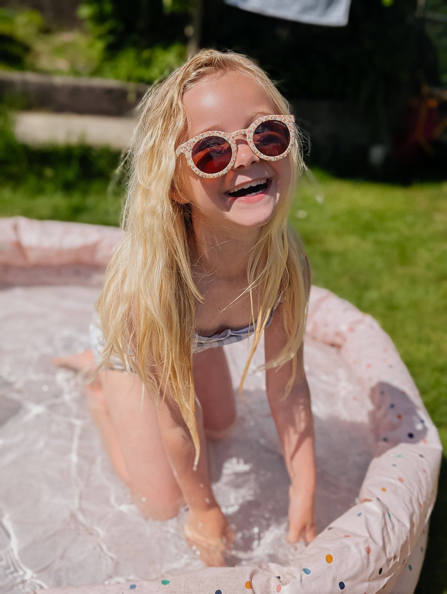 Gafas de Sol Redondas Sostenibles Originales | Polarizadas Flexibles de Base Biológica GRECH & CO 3-10 AÑOS