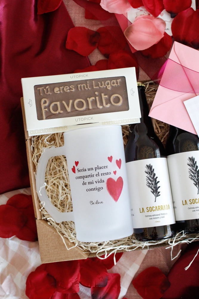 Kit Cerveza Eres mi lugar Favorito-Be Love