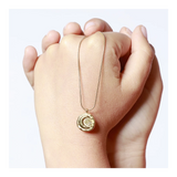 COLLAR MOON ACERO- Be Love