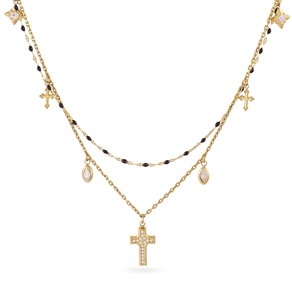 Collar Astros Cruz Nocturna - Anartxy