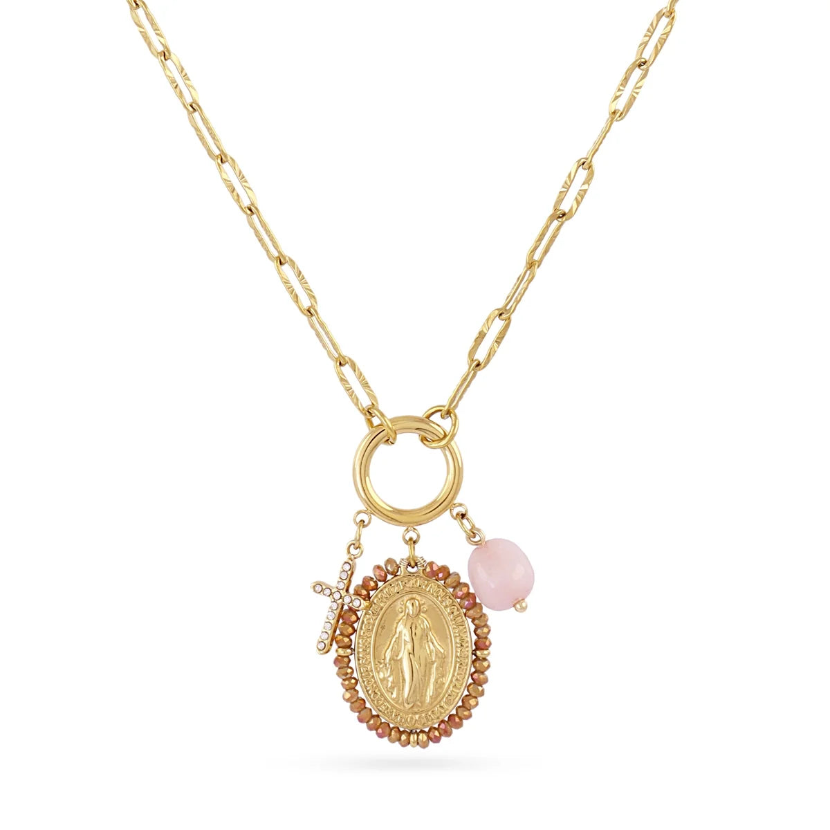 Collar Astros Virgen Rosa - Anartxy