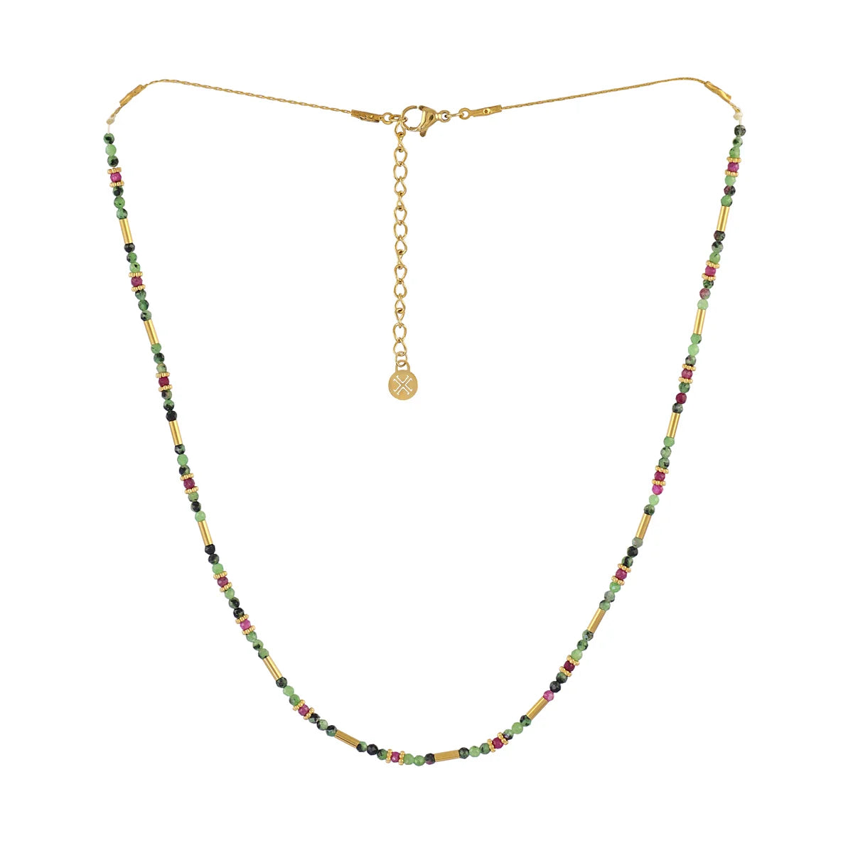 Collar Extensible Spirit Tubos Dorados - Anartxy