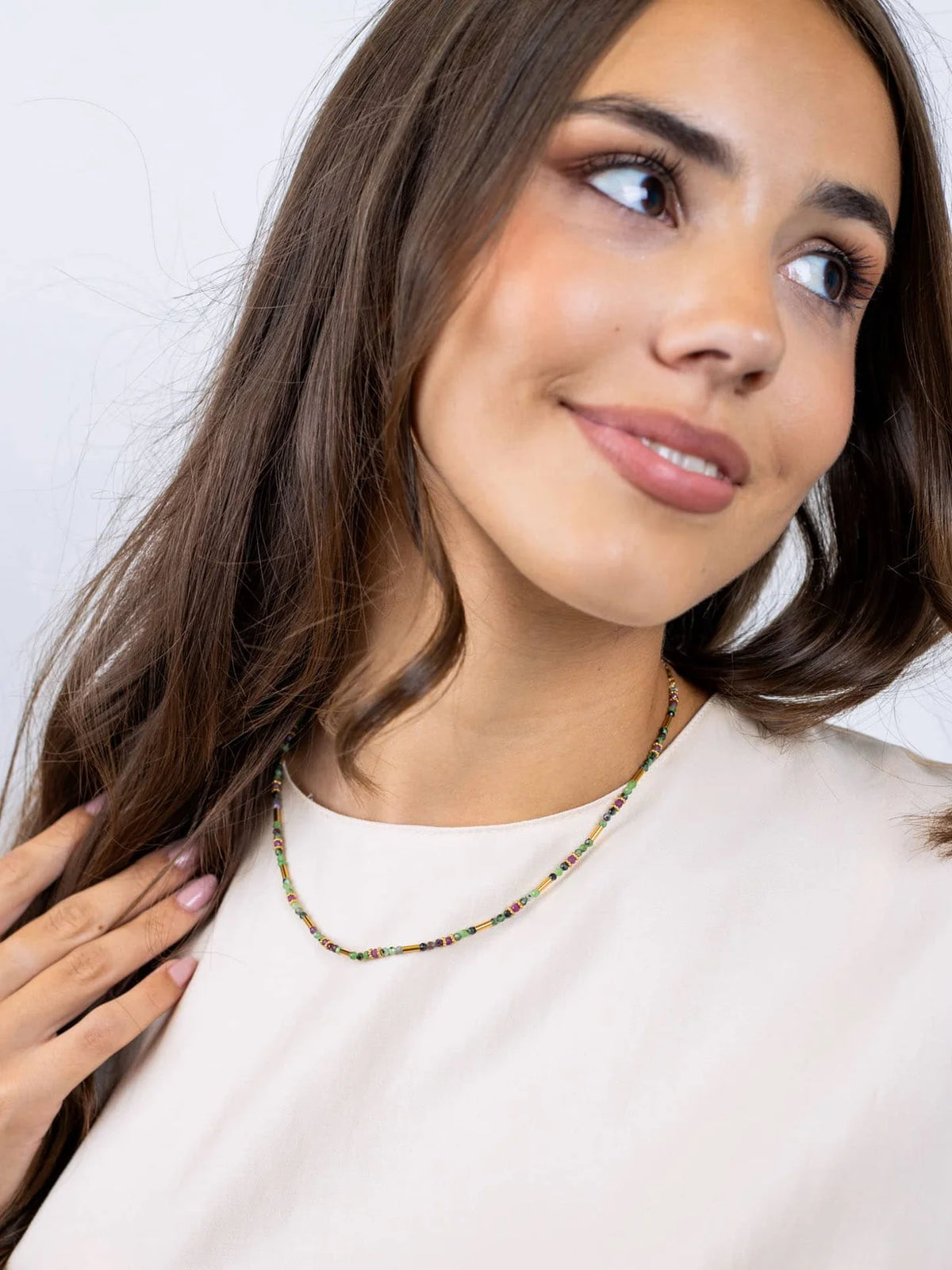 Collar Extensible Spirit Tubos Dorados - Anartxy
