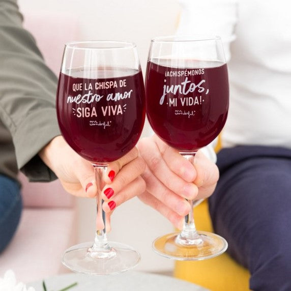 Copas de vino para brindar (y lo que surja) - Mr. Wonderful