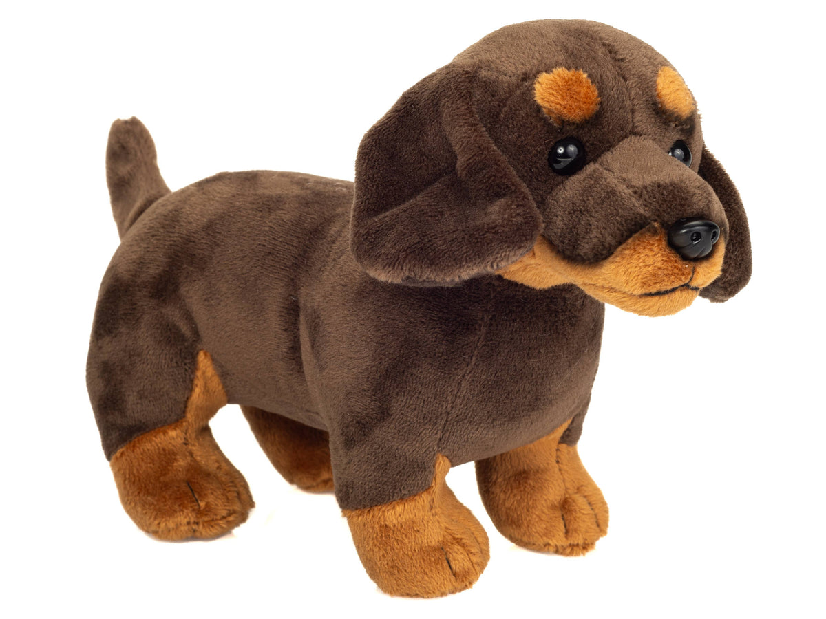 Perro salchicha de pie 3 colores a elegir 21 cm