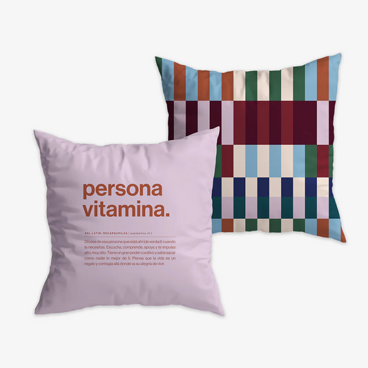 Funda de cojín "Persona vitamina" Fam - UO