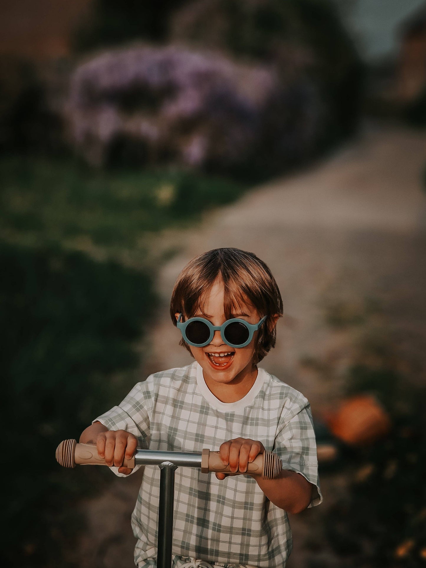 Gafas de Sol Redondas Sostenibles Originales | Polarizadas Flexibles de Base Biológica GRECH & CO 3-10 AÑOS