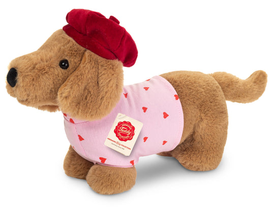 Perra salchicha Amelie 26 cm - Peluche - Juguete de tela- HERMANN TEDDY COLLECTION