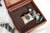 Caja de Madera Personalizada para Reloj- Be Love