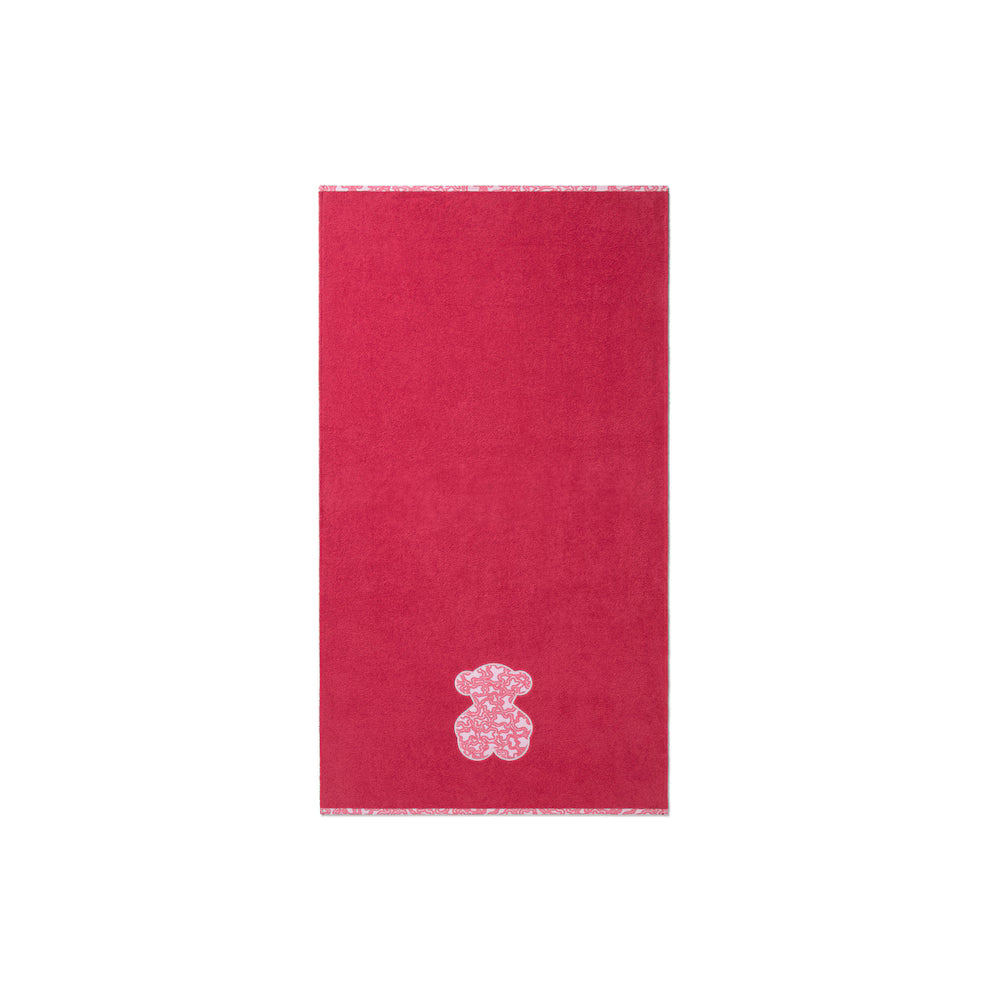 Toalla de playa Kaos rosa
