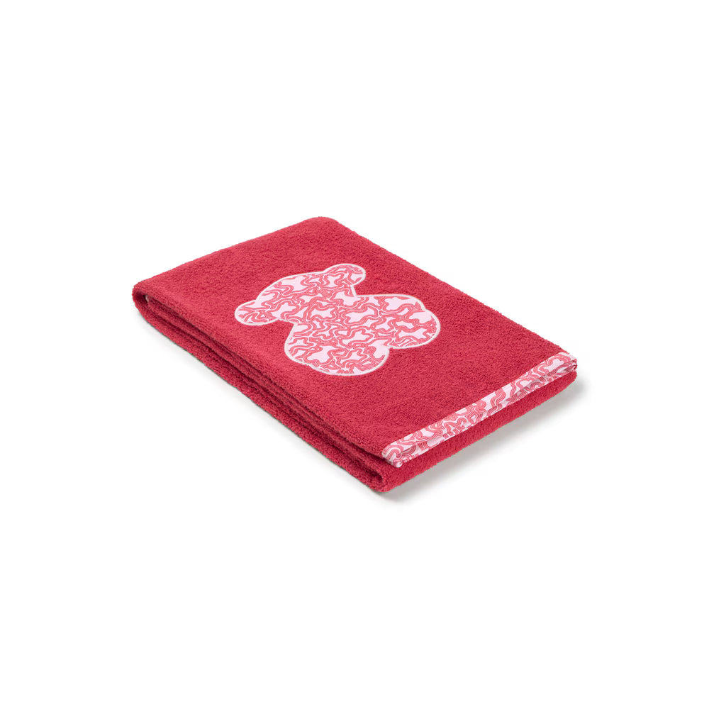 Toalla de playa Kaos rosa